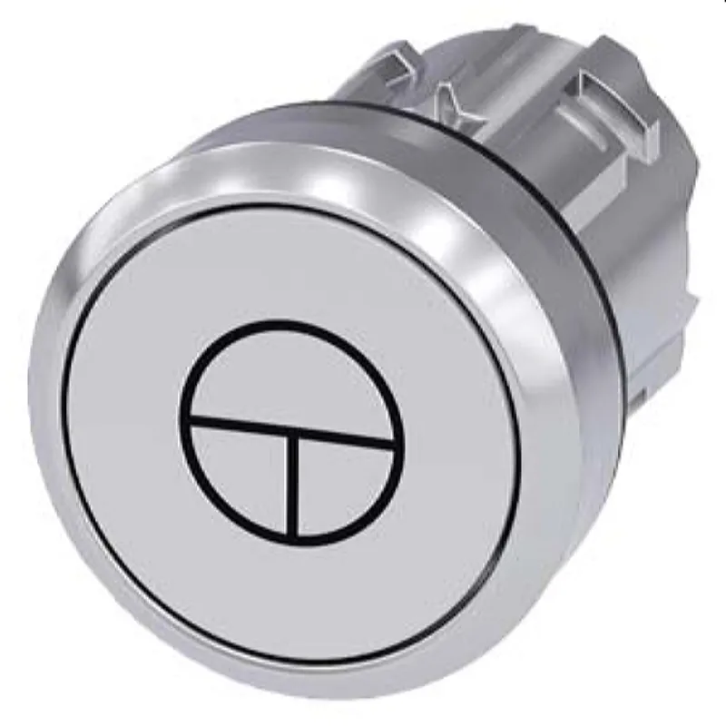 Siemens Drucktaster 22mm rund weiss Symbol Tippbetrieb 3SU1050-0AB60-0AB0