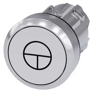 Siemens Drucktaster 22mm rund weiss Symbol Tippbetrieb 3SU1050-0AB60-0AB0