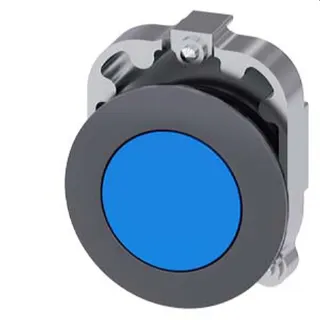 Siemens Drucktaster 30mm rund Metall matt blau 3SU1060-0JA50-0AA0