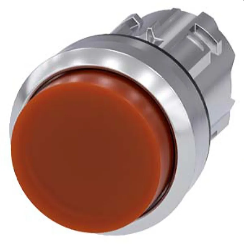 Siemens Drucktaster beleuchtet 22mm rund amber 3SU1051-0BB00-0AA0
