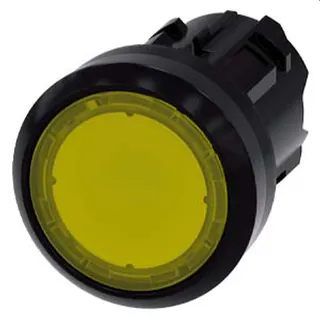 Siemens Drucktaster beleuchtet 22mm rund gelb 3SU1001-0AD30-0AA0