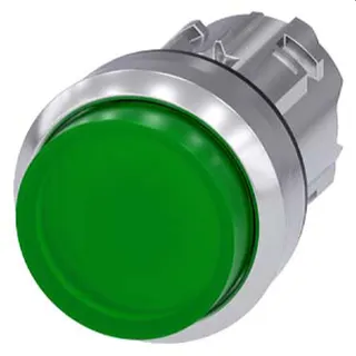 Siemens Drucktaster beleuchtet 22mm rund grün 3SU1051-0BB40-0AA0