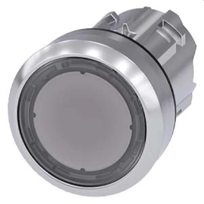Siemens Drucktaster beleuchtet 22mm rund klar 3SU1051-0AA70-0AA0