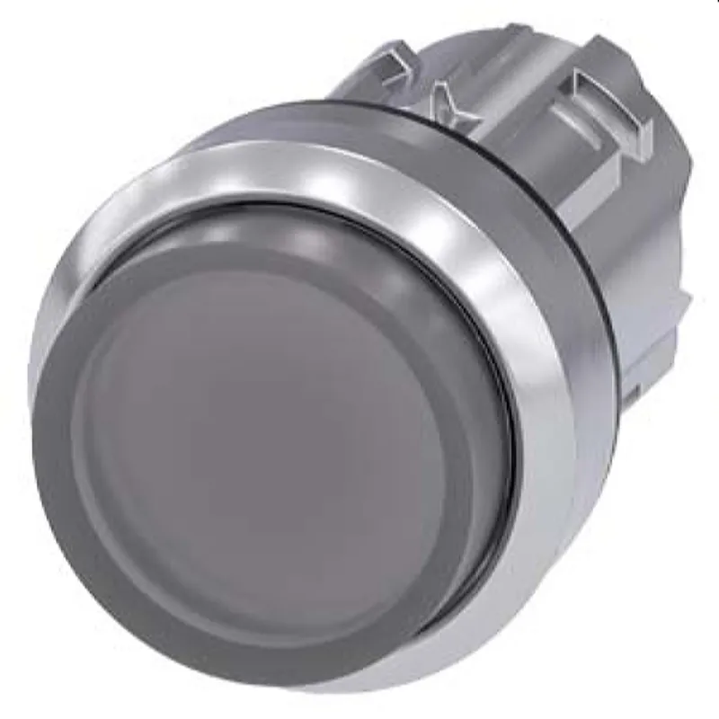 Siemens Drucktaster beleuchtet 22mm rund klar 3SU1051-0BB70-0AA0