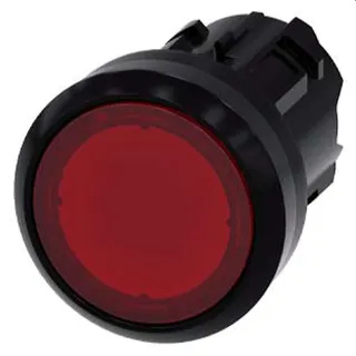 Siemens Drucktaster beleuchtet 22mm rund rot 3SU1001-0AA20-0AA0