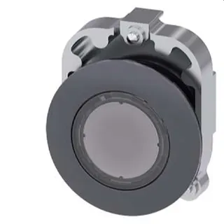 Siemens Drucktaster beleuchtet 30mm rund Metall matt klar 3SU1061-0JB70-0AA0