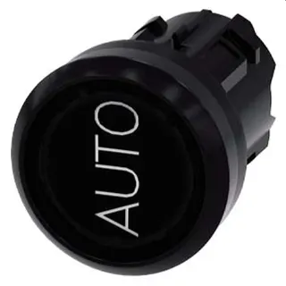 Siemens Drucktaster 22mm rund schwarz Symbol Auto 3SU1001-0AB10-0AQ0