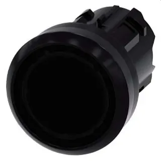 Siemens Drucktaster 22mm rund schwarz 3SU1001-0AB10-0AA0