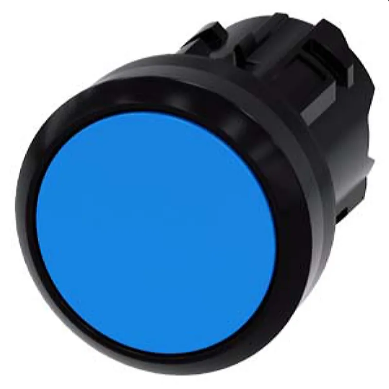Siemens Drucktaster 22mm rund blau 3SU1000-0AA50-0AA0