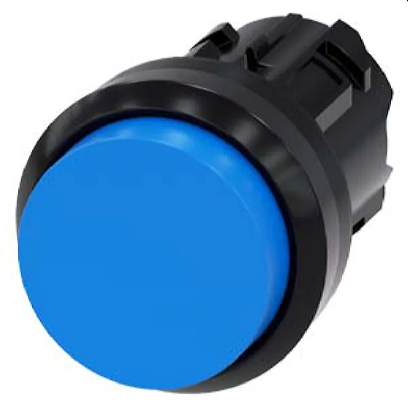 Siemens Drucktaster 22mm rund blau 3SU1000-0BB50-0AA0