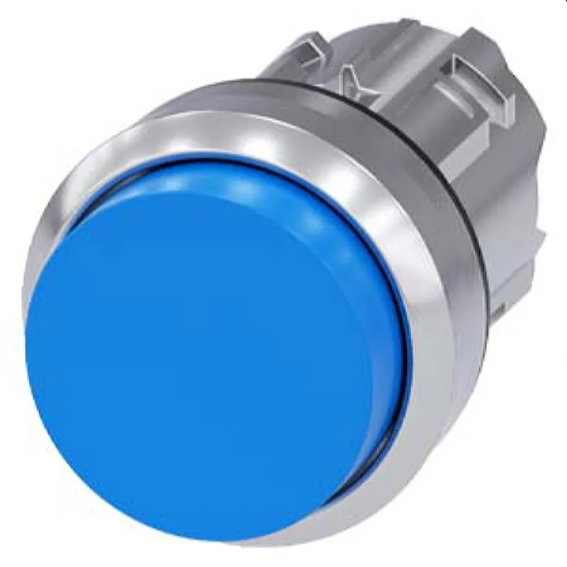 Siemens Drucktaster 22mm rund blau 3SU1050-0BB50-0AA0