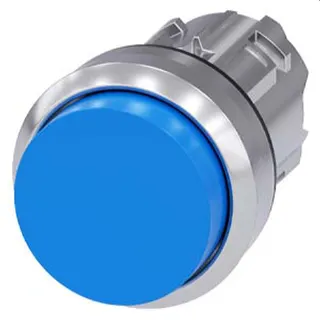 Siemens Drucktaster 22mm rund blau 3SU1050-0BB50-0AA0