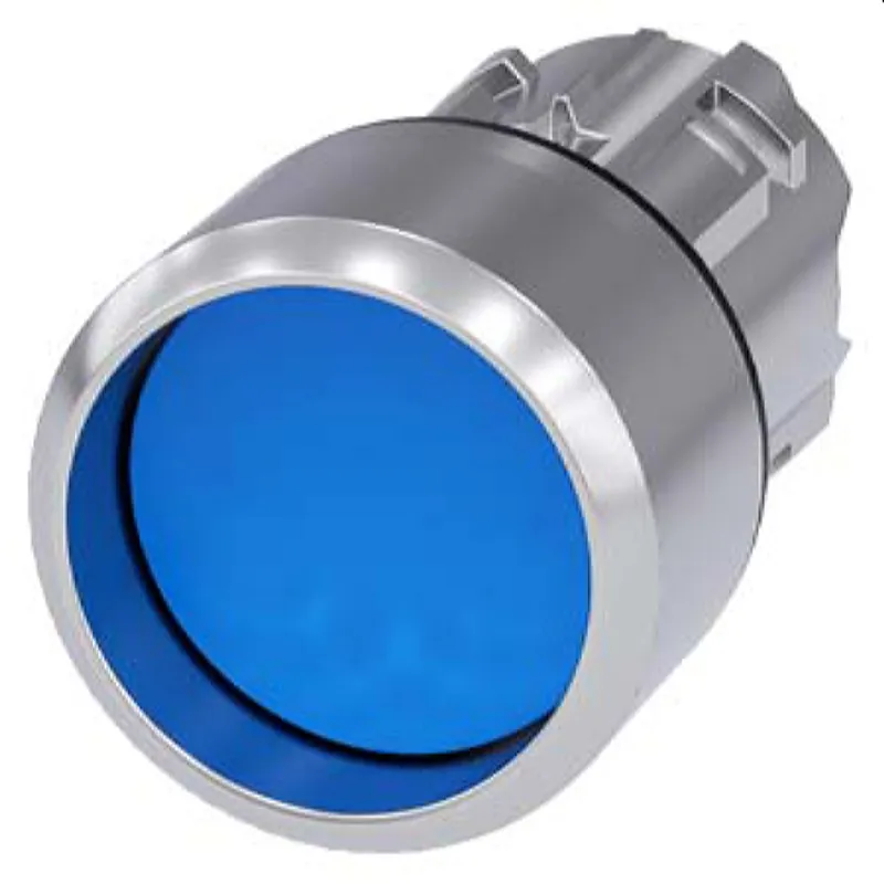 Siemens Drucktaster 22mm rund blau Frontring 3SU1050-0CB50-0AA0