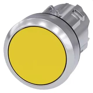 Siemens Drucktaster 22mm rund gelb 3SU1050-0AA30-0AA0