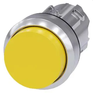 Siemens Drucktaster 22mm rund gelb 3SU1050-0BB30-0AA0