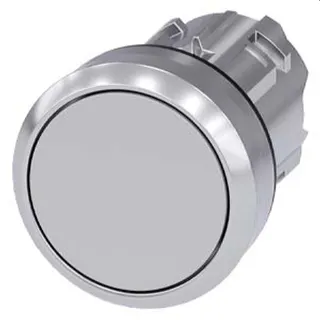 Siemens Drucktaster 22mm rund grau 3SU1050-0AB80-0AA0