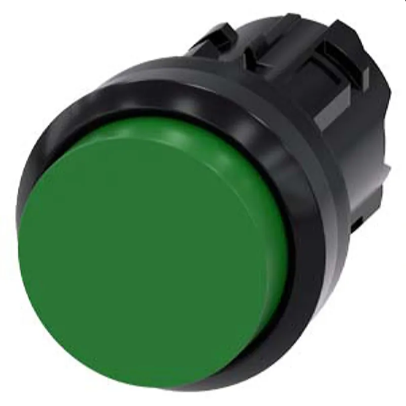 Siemens Drucktaster 22mm rund grün Druckknop 3SU1000-0BB40-0AA0