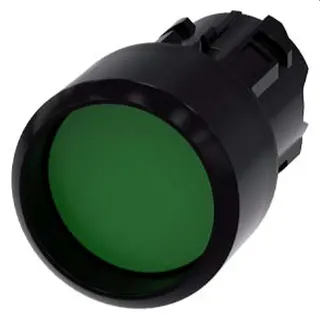 Siemens Drucktaster 22mm rund grün Frontring 3SU1000-0CB40-0AA0