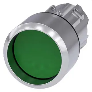 Siemens Drucktaster 22mm rund grün Frontring 3SU1050-0CB40-0AA0