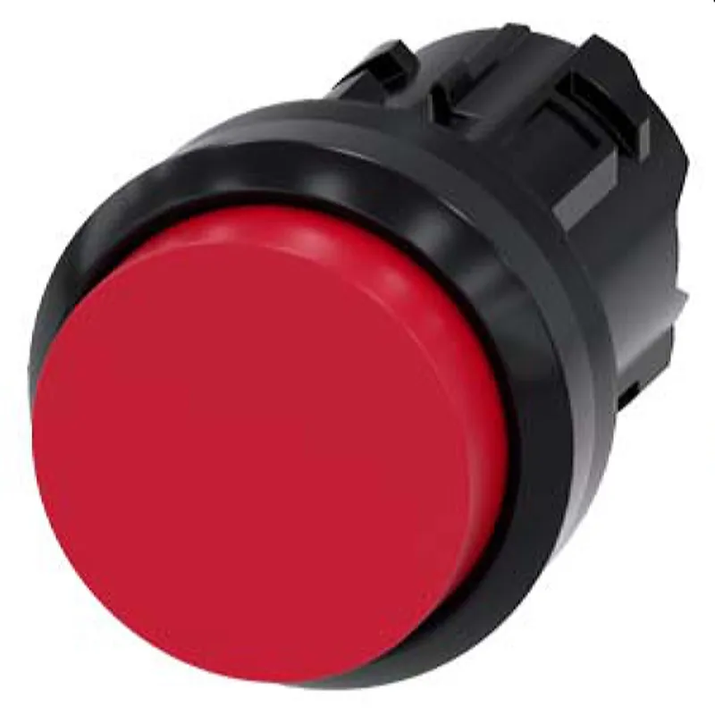 Siemens Drucktaster 22mm rund rot 3SU1000-0BB20-0AA0