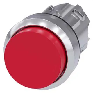 Siemens Drucktaster 22mm rund rot 3SU1050-0BB20-0AA0