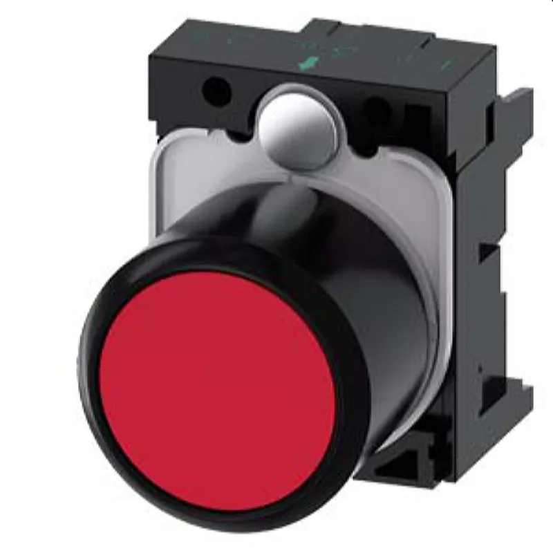 Siemens Drucktaster 22mm rund rot 3SU1200-0EB20-0AA0