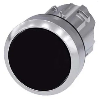 Siemens Drucktaster 22mm rund schwarz 3SU1050-0AA10-0AA0