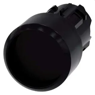 Siemens Drucktaster 22mm rund schwarz Frontring 3SU1000-0CB10-0AA0
