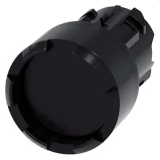 Siemens Drucktaster 22mm rund schwarz Frontring 3SU1000-0DB10-0AA0