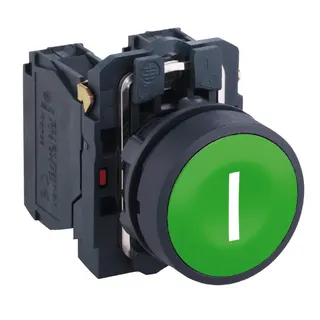 Schneider Electric Drucktaster XB5AA3311 Flach grün, I XB5AA3311