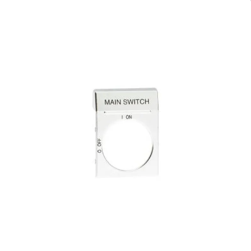 ABB Stotz-Kontakt Textschild OPS2EN1 silber 1SCA022400R2230