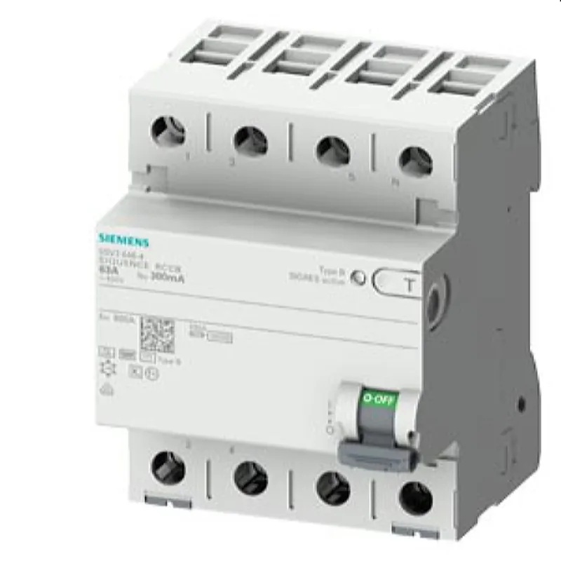 Siemens FI-Schutzschalter 4polig Typ B 80A 500mA 400V 5SV3747-4