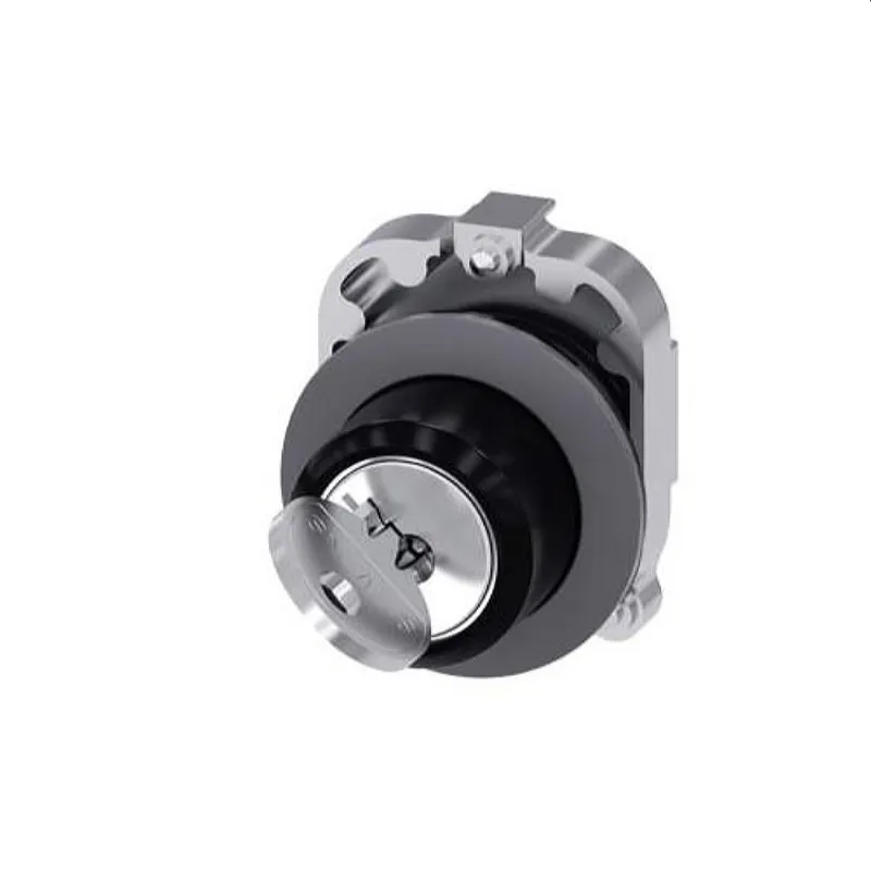 Siemens Schlüsselschalter RONIS 30mm rund Metall matt I