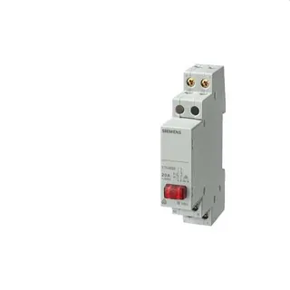 Siemens Taster 1S 20A 1 Taste rot Lampe 230V 5TE4821