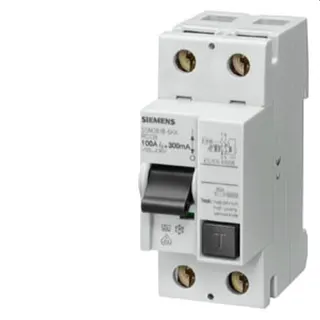 Siemens FI-Schutzschalter 100/0,1A 1+Npolig IFN 230V 5SM3418-6KK