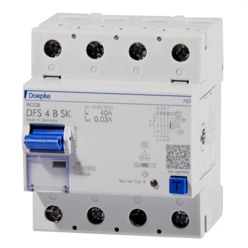 Doepke FI-Schutzschalter allstromsensitiv DFS 4 063-4/0,50-B SK HD 4polig 63A 09147998HD