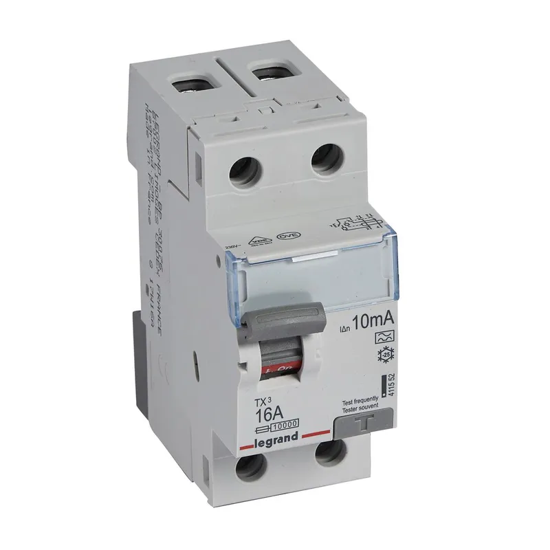 Legrand FI-Schutzschalter, FI TX3 16/0,01A 2polig