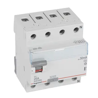 Legrand FI-Schutzschalter, FI TX3 25/0,03A 4polig