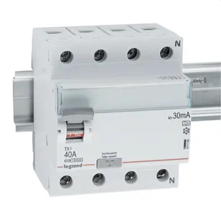 Legrand FI-Schutzschalter, FI TX3 40/0,03A 4polig