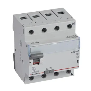 Legrand FI-Schutzschalter, FI TX3 63/0,03A 4polig