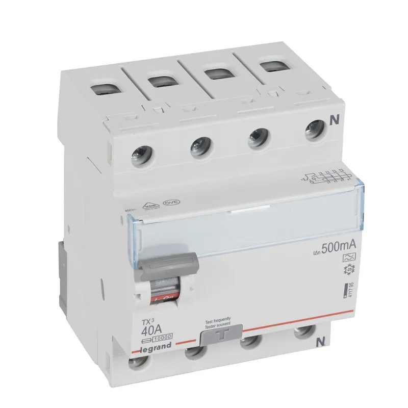 Legrand FI-Schutzschalter, FI TX3 40/0,5A 4polig