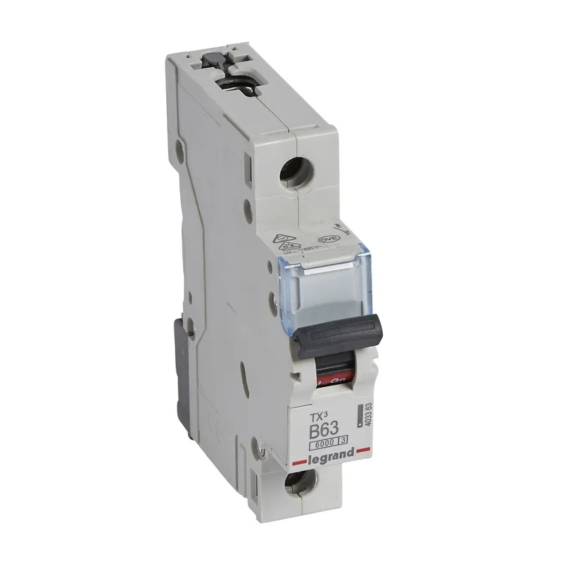 Legrand Leitungsschutzschalter, Automat TX3 B63A 1polig 6kA 1M
