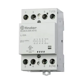 Finder Installationsschütz 22.64.0.230.4310 4S 63A Spule 230VAC/220 1 STK