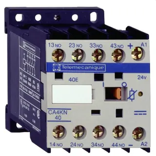 Schneider Electric Hilfsschütz CA4KN40BW3 4S 24V DC Ger.Leistungsaufn.
