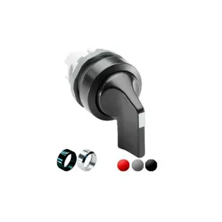 ABB Stotz-Kontakt Wahlschalter-Bedienelement M3SS8-10U grau 1SFA611217R1007