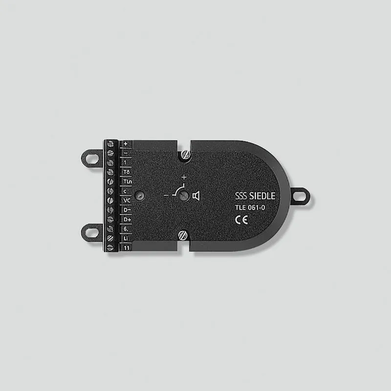 Siedle Einbautürlautsprecher TLE 061-01 schwarz 1+n-Technik