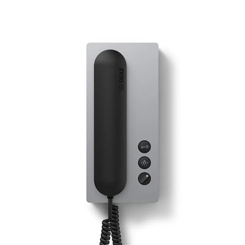 Siedle Haustelefon HTS 811-0 A/S Aluminium/schwarz