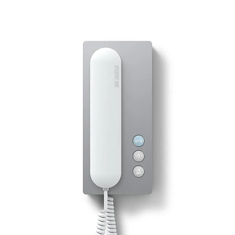Siedle Haustelefon BTS 850-02 A/W Aluminium/Weiss