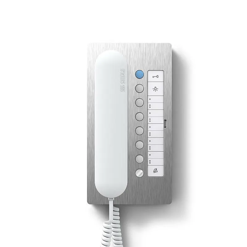 Siedle Haustelefon HTC 811-01 E/W Edelstahl/Weiss