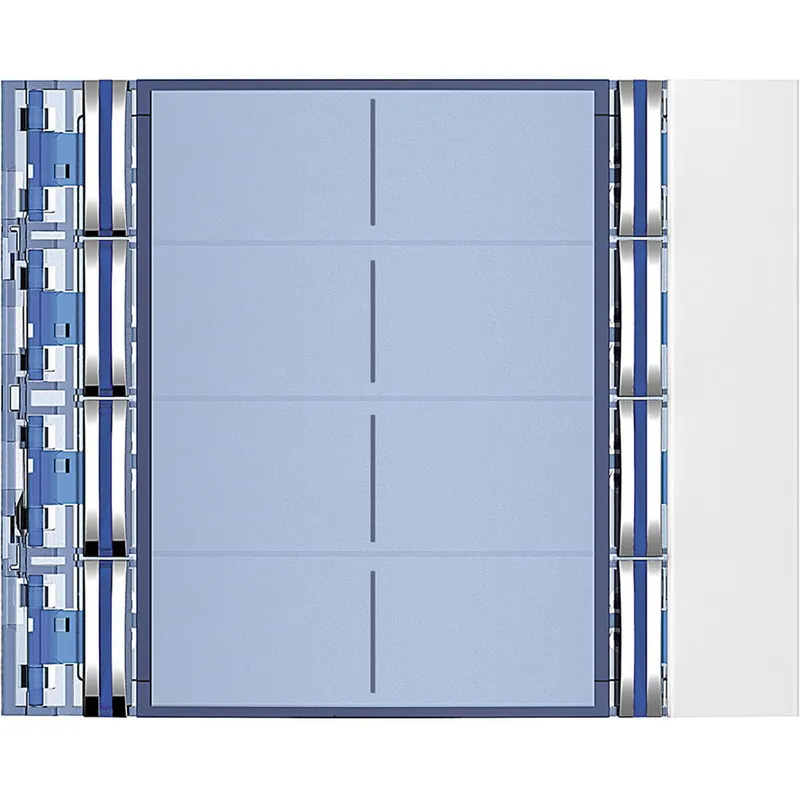 Bticino Tastenmodul 352182 8 Ruftasten-D ALLWHITE 4x2